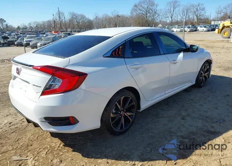 2019 Honda Civic Sport from USA, damaged, VIN 2HGFC2F85KH593669